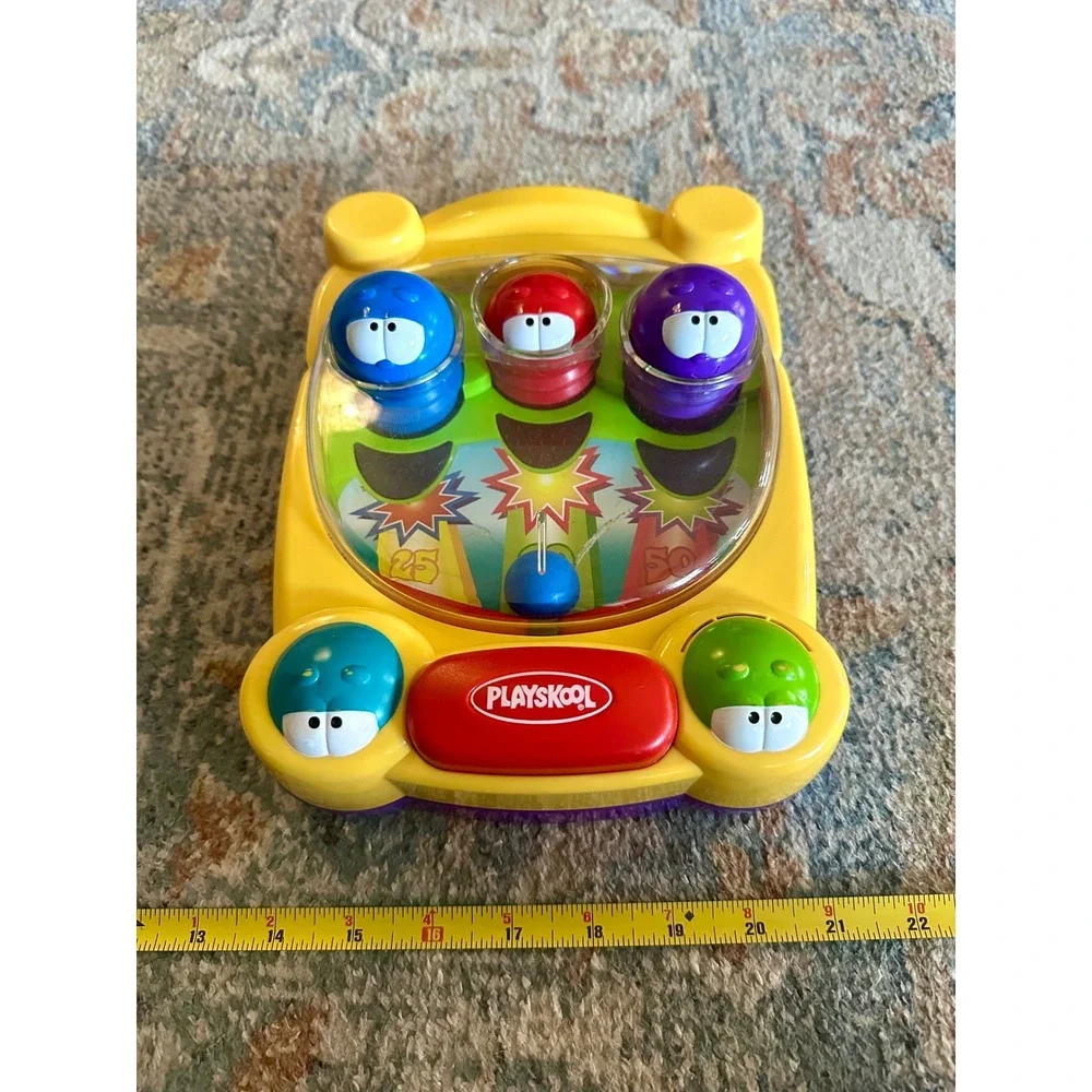 Playskool Poppin Bedbugs Pinball Machine Y2K 2002 Toddler Kids Toy‎